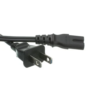 6ft Notebook/Laptop Power Cord, NEMA 1-15P to C7, Non-Polarized 10W1-13206 - Picture 1 of 3