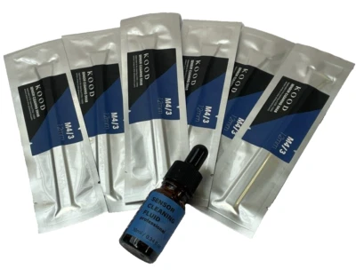 Kood Pro Micro 4/3 Appareil Photo Capteur Nettoyage Kit 6x Tampons & 10ml Fluide - Photo 1/4