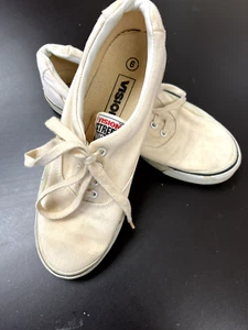 Zapatos BMX Vision Street Wear Vintage Skate 1986 en estado nuevo Algunos amarillentos talla 6 - Imagen 1 de 7