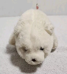 Gund Plush Stuffed Toy White Polar Bear Vtg 1980 7" - Picture 1 of 9