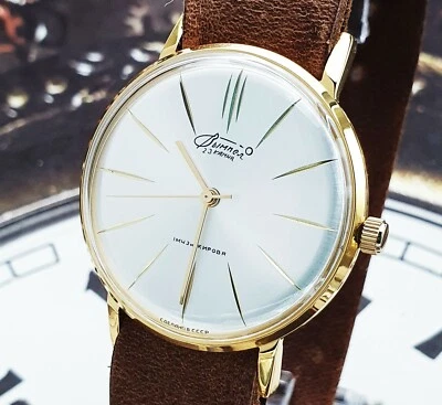 Poljot - Vimpel De Luxe ULTRA SLIM Men's Mechanical Wrist Watch Vintage USSR - Image 1 of 4