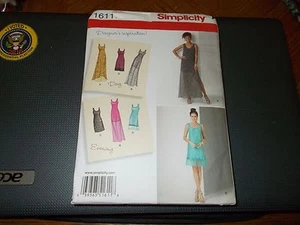 Vestido sin mangas Simplicity Pattern 1611 Ms Designer's Inspirations en Opciones de día y víspera - Imagen 1 de 2