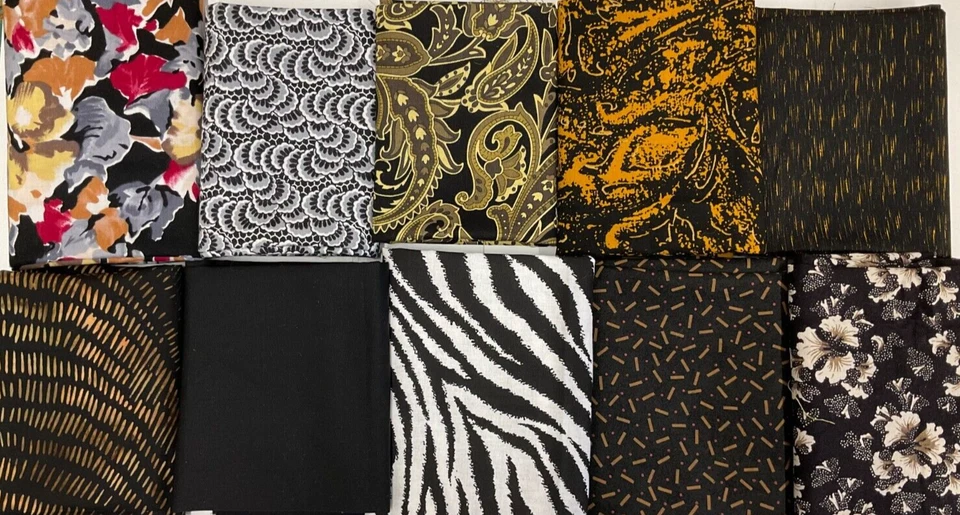 PAQUETE DE 10 CUARTOS GRASOS - FQ19 - NEGRO Foto 1 de 1