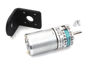 25GA370 (5W) DC Motor w/ Gear Reduction Gearbox & Motor Mount 12v300 - Picture 1 of 4