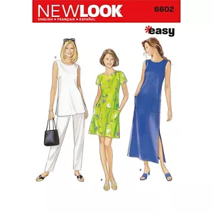 New Look Easy CUCIRE PATTERN 6602 abiti, pantaloni e top da miss taglie S-XXL - Foto 1 di 4