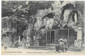 SAINT-ETIENNE 42 Grotte de COTATAY CPA écrite à Melle Bergon de Montagnac 1915 - Picture 1 of 2