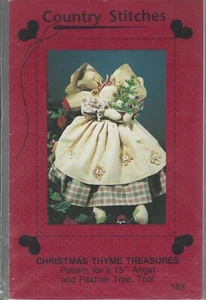 Christmas Thyme Treasures ~ Country Stitches - 15" Angel - Feather Tree Pattern - Picture 1 of 1