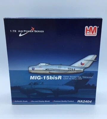 HOBBY MASTER HA2404 - MiG-15bisR 30th Fighter-Bomber Reg. Ostravsky - 1/72 Model - Immagine 1 di 4