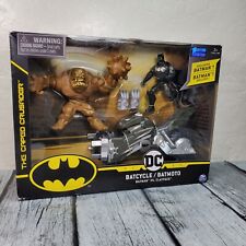 Spin Master DC 1st Edition Batman VS Clayface With Batcycle Action Figure Set