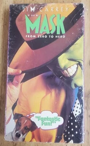 The Mask (VHS, 1995) Factory Sealed Jim Carrey Cameron Diaz From Zero to Hero - Picture 1 of 2