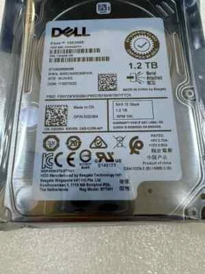 New DELL G2G54 0G2G54 ST1200MM0099 1.2TB 12Gbs 2.5 10K Enterprise Hdd no tray - Image 1 of 3
