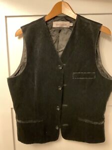 Matinique Black Velour Waistcoat for men size medium excellent condition