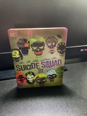 💿 Steelbook --Suicide Squad (3D) -France Exclusive Limited Edition VGC - Image 1 of 4