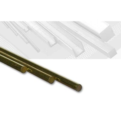 ARCHITEKTURBEDARF (1,95€/m) Messing Rundstange 1,5 mm Länge 100 cm