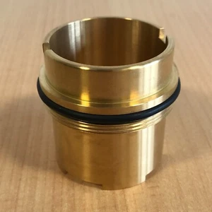 La Pavoni *UPGRADE* Brass Group Piston Sleeve + Seal (371133B + 465302) - Picture 1 of 5