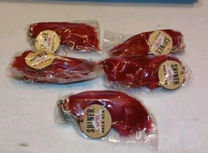 Vintage Shiner Wildhase Schlüsselanhänger 5 Stück Neu! - Bild 1 von 3