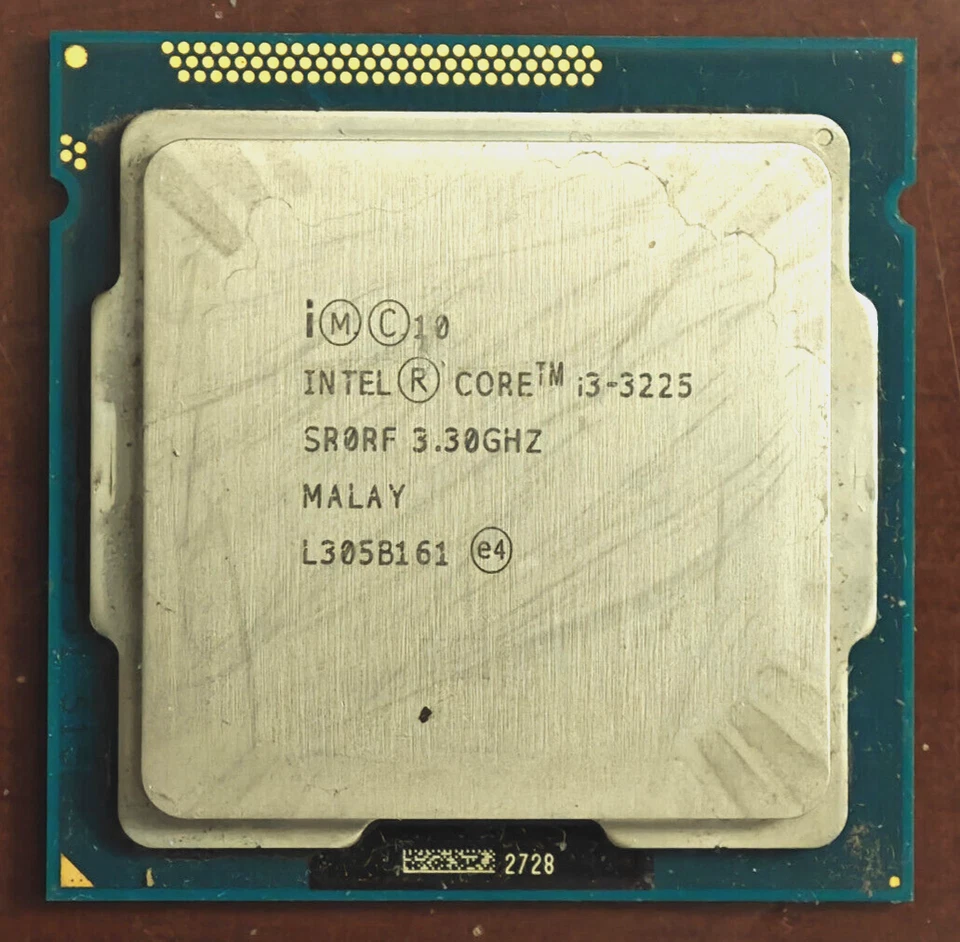 Intel Core i3-3225 - 3.3GHz LGA 1155 Desktop CPU Processor SR0RF - Image 1 of 4