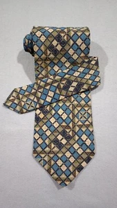 Brioni Roma Men's Necktie Vintage Blue Multi Color Luxury Silk Tie Italy 59 x 4 - Picture 1 of 6