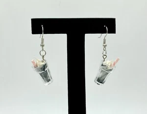 Pendientes batido súper lindos - Kawaii - comida divertida 3D - Imagen 1 de 5
