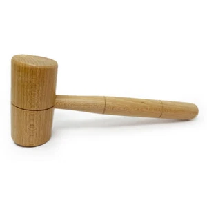 Mazo de madera mazo joyero 47 mm aplanamiento de metal joyería relleno - Imagen 1 de 3