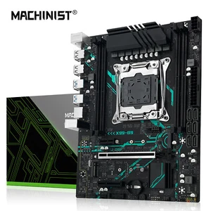 LGA 2011-3 Mainboard X99 Support NVMe/SATA M.2 USB 2.0/3.0 mit 4x DDR4 SATA 3.0 - Bild 1 von 18