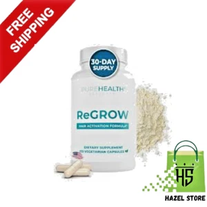 ReGrow Hair Growth Vitamins with Biotin, Hair Supplement by PureHealth - Picture 1 of 4