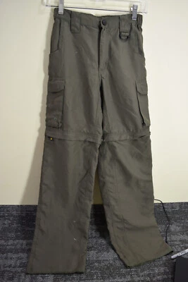 Boy Scout YOUTH M Official Convertible MICROFIBER Uniform Pants 28x30 I319 FLAWS - Image 1 of 4