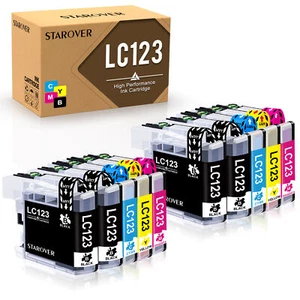 10er XL Kompatibel für Brother DCP-J4110DW DCP-J552DW DCP-J752DW LC123 LC125. - Bild 1 von 5