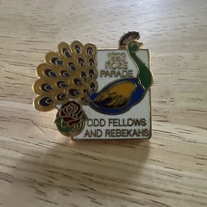 Rose Parade 1993 ODD FELLOWS AND REBEKAHS 104th Tournament of Roses Lapel Pin - Picture 1 of 8