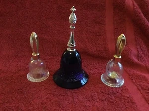 Art Deco Avon Bell Shaped Perfume Bottles (3) Elegant (2) & Charisma (1) 1970’s - Picture 1 of 10