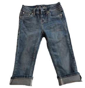 L.A. Idol USA Girls Denim Jeans Capri Size 10 - Picture 1 of 5