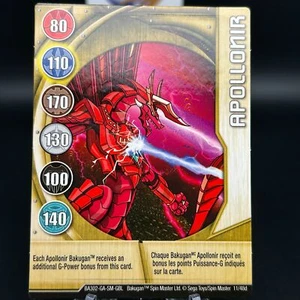 Bakugan APOLLONIR Metal Gate Card GOLD BA302-GA-SM-GBL 11/48d - Bild 1 von 7