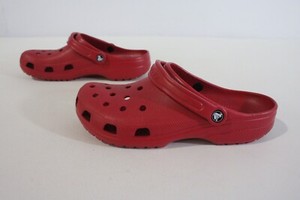 crocs for men red
