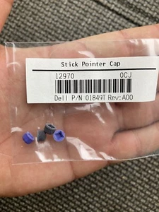 DELL Stick Pointer Cap, J Mouse, PN: 01849T Rev: A00 2 Gray & 2 Blue - Picture 1 of 1