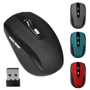 2000DPI USB Wireless Mouse Maus Kabellos Computer Notebook Laptop Funkmaus PC - Bild 1 von 22