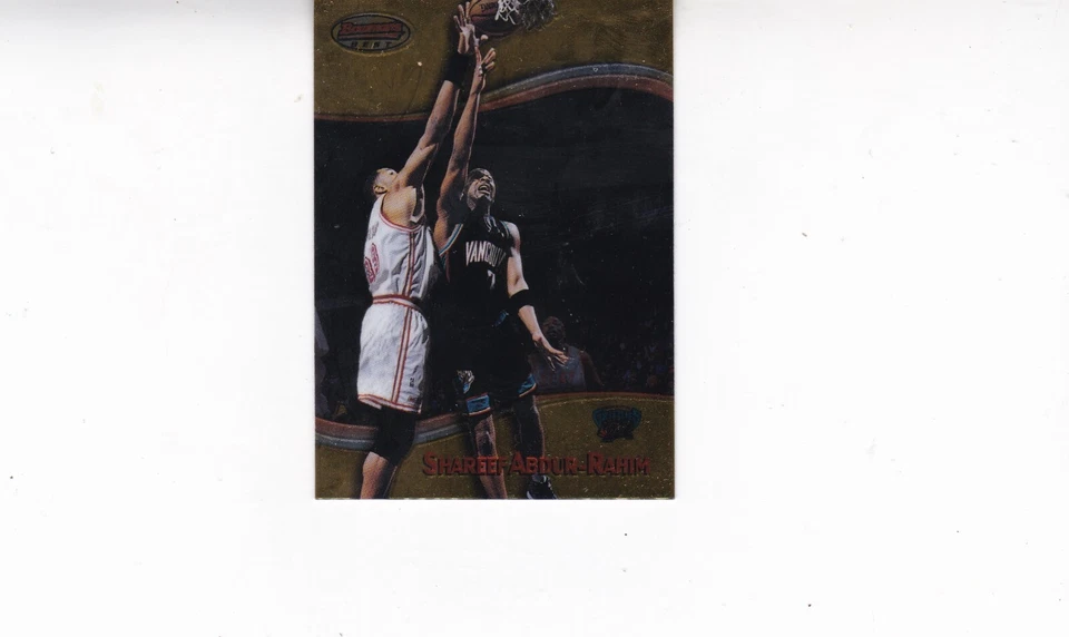 1998-99 Bowman's Best #97 Shareef Abdur-Rahim Rookie Card Vancouver Grizzlies - Image 1 of 1
