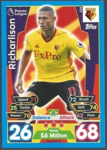 TOPPS MATCH ATTAX 2017-18- #324-WATFORD-RICHARLISON - Picture 1 of 1