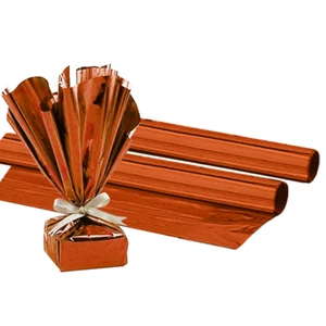 PMU 2 Pc Gift Wrap Mylar Roll Metallic 1.4 Mil PVC Film Reflective Foil Material - Picture 1 of 88