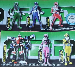 Full Color Heroes Tokusou Sentai Deka Ranger Part 3 Gashapon Full Set of 6pcs - Picture 1 of 4