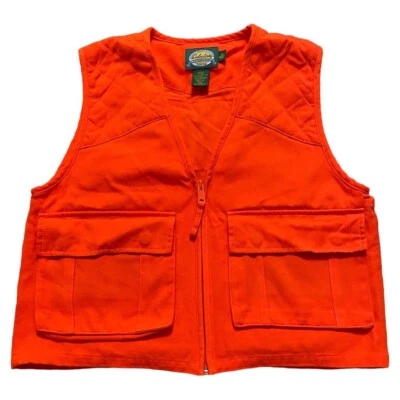 Cabela’s Orange Hunting Vest Sz M - Image 1 of 4