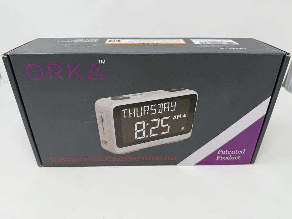 ORKA Talking Madi The Talking & Recordable Alarm Clock