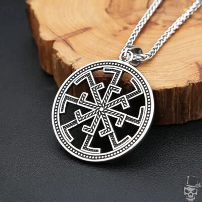 Sculpt Rings™ 316L Edelstahl Kolovrat Anhänger Halskette - 56 mm - Schmuck - Bild 1 von 4