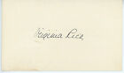 VIRGINIA RICH (Deceased 1985) Hand-Signed Autographed 3x5 Index Card AUTHOR 