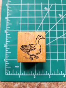 Sello de goma PSX vintage. Waddling GOOSE!! Animal Peine barco B10 - Imagen 1 de 7
