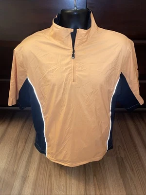 Chaqueta cortavientos DryJoys by FootJoy para mujer manga corta 1/4 cremallera talla grande Foto 1 de 4