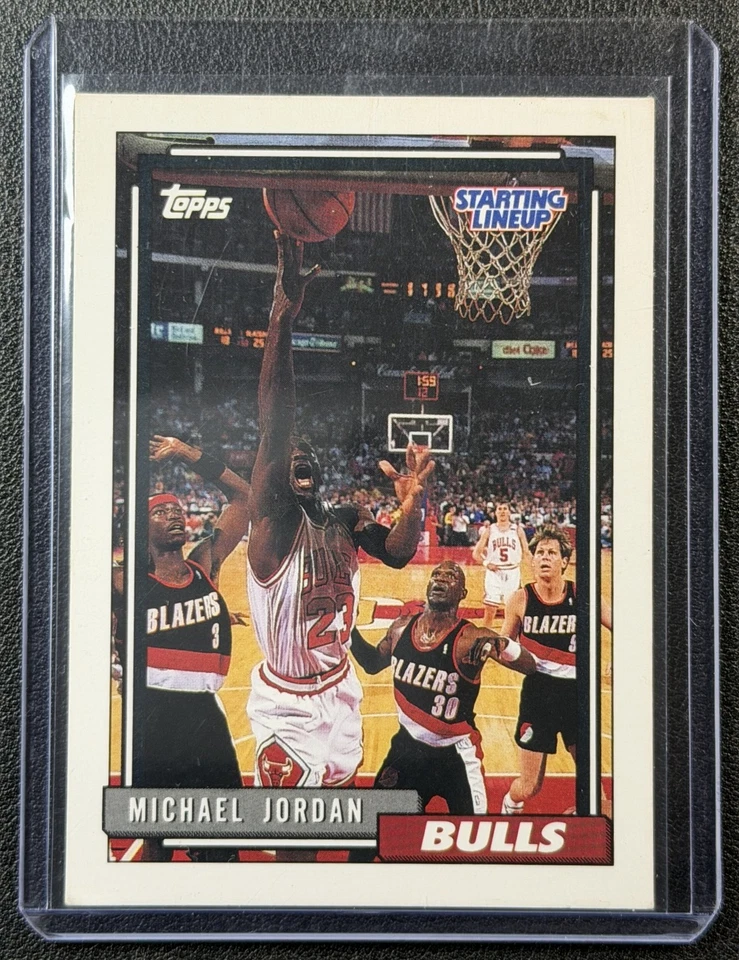 1993 Topps SLU Michael Jordan #58 Starting Lineup Parallel Card NM-MT Rare - Image 1 of 2