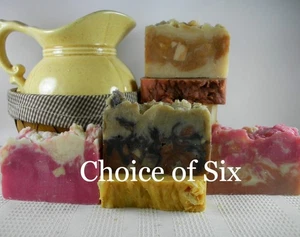 Goat Milk Soap Gift Set – 6 Natural Bars | Custom Scents | Handmade Self-Care - Picture 1 of 20