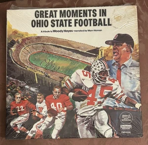 GREAT MOMENTS IN OHIO STATE FOOTBALL - LP - Woody Hayes - VG+ Vinyl - SHRINK-OSU - Picture 1 of 4