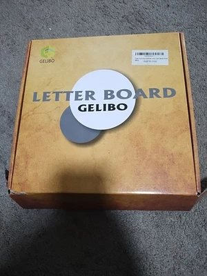 Tablero de letras de doble cara 10x10 - Pantalla de pared/mesa - negro/gris Foto 1 de 4