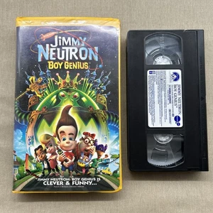 Jimmy Neutron: Boy Genius (VHS 2002) Nickelodeon Movie Animated Sci-Fi Comedy + - Picture 1 of 10